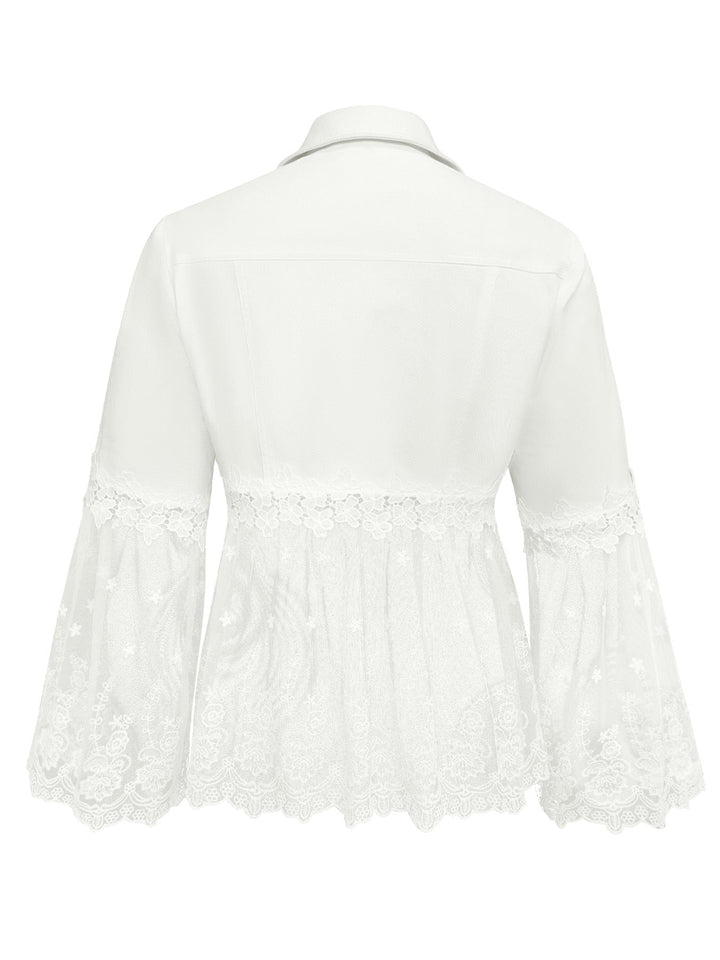Addison | Lace-Panel Jacket
