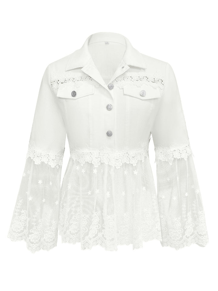 Addison | Lace-Panel Jacket