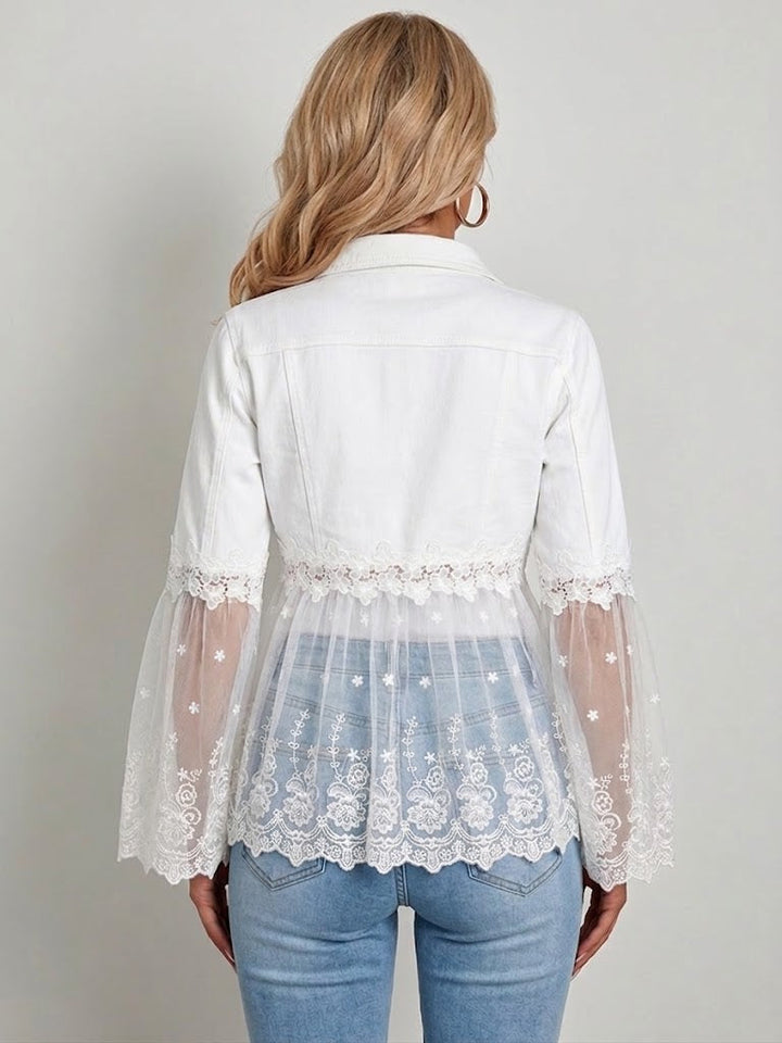Addison | Lace-Panel Jacket
