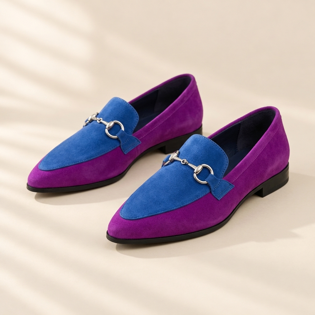 Juliet | Suede Snaffle Loafers