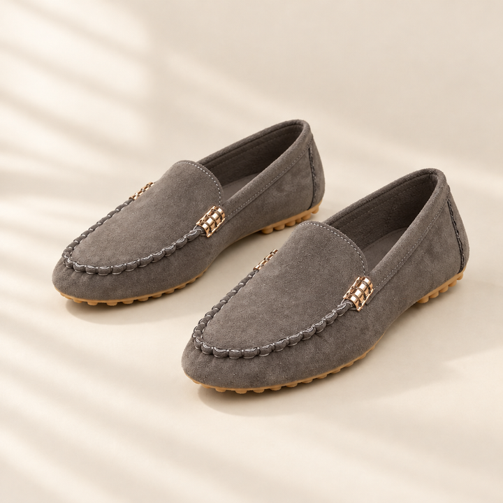 Linda | Suede Driving Loafers