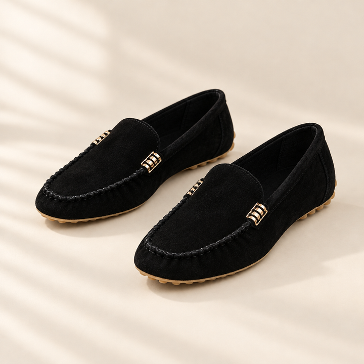 Linda | Suede Driving Loafers