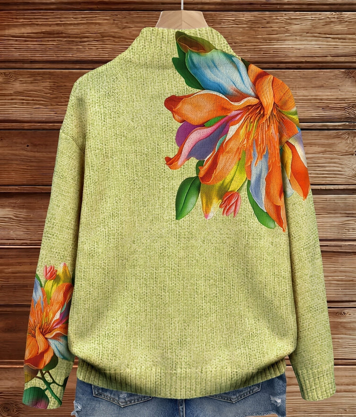 Isabella - Vibrant Tropical Lily Floral Print