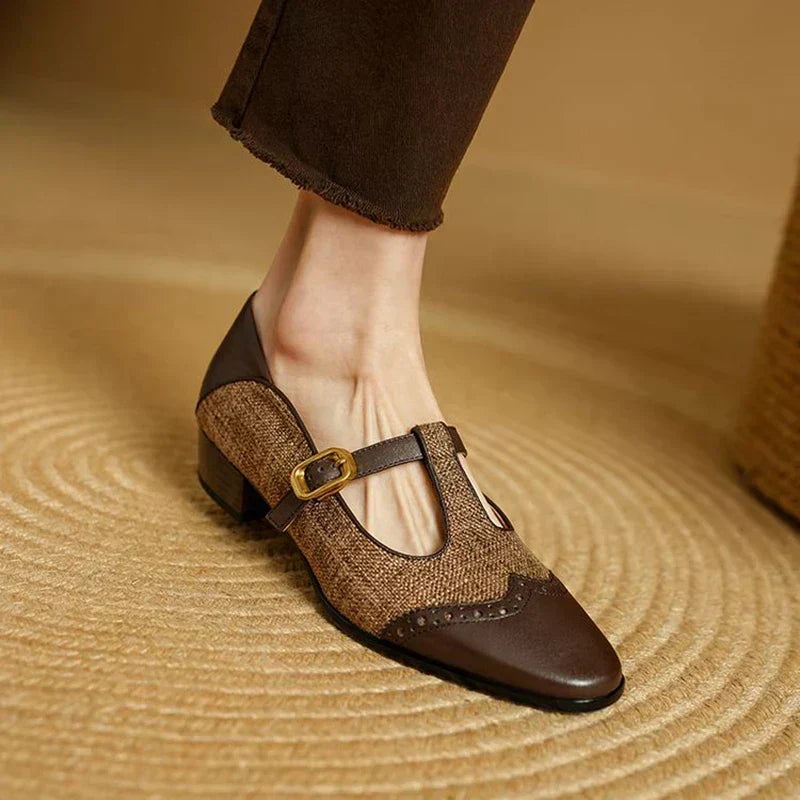 Sophie | Vintage Shoes with Buckle