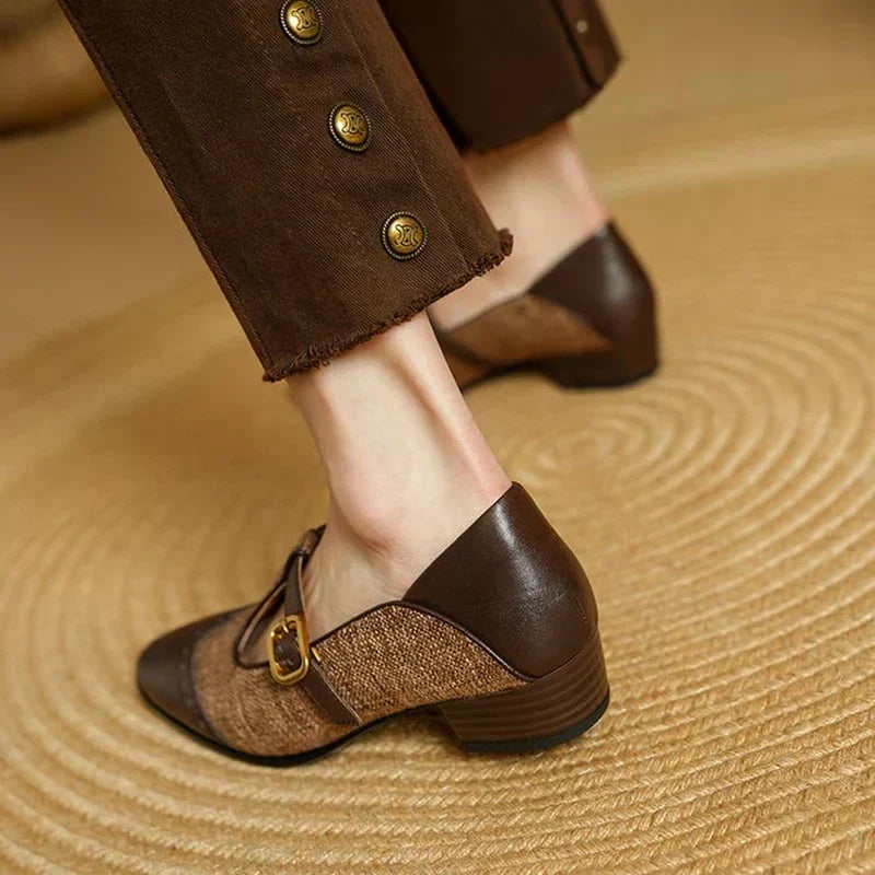 Sophie | Vintage Shoes with Buckle