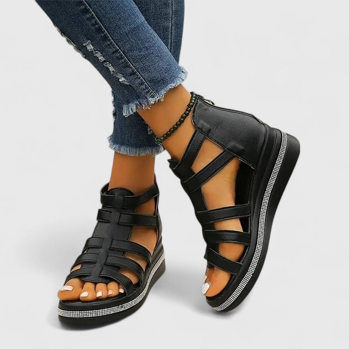 KENDALL | ORTHOPEDIC STRASS SANDALS