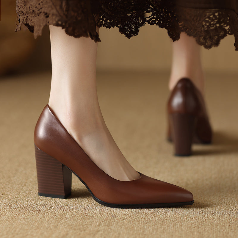 Vera | Elegant Structured Court Shoes