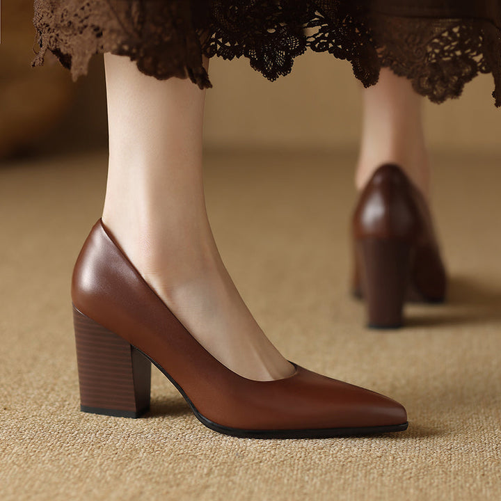 Vera | Elegant Structured Court Shoes