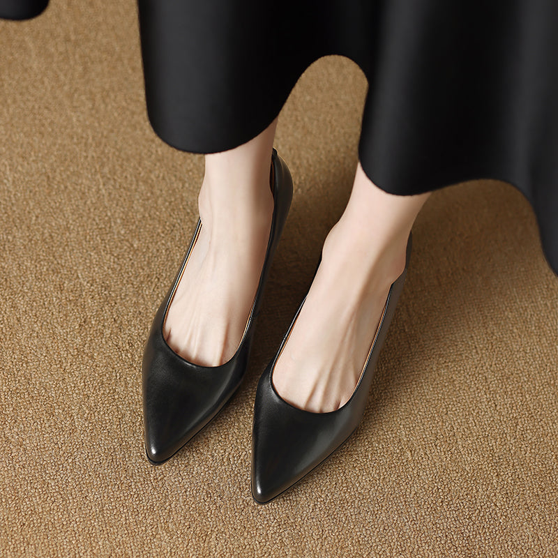Vera | Elegant Structured Court Shoes