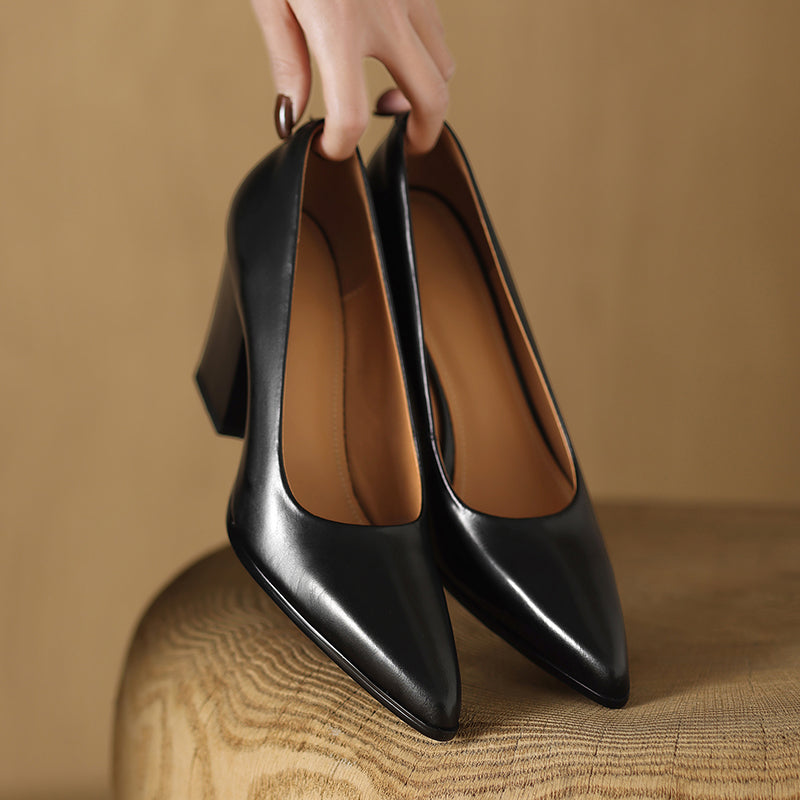 Vera | Elegant Structured Court Shoes