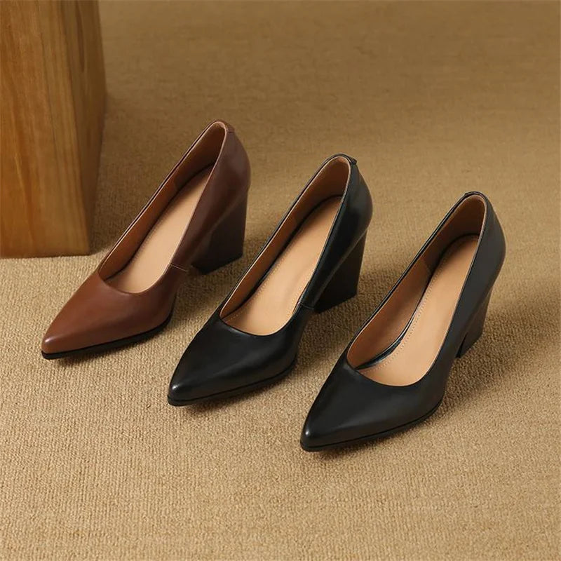 Vera | Elegant Structured Court Shoes