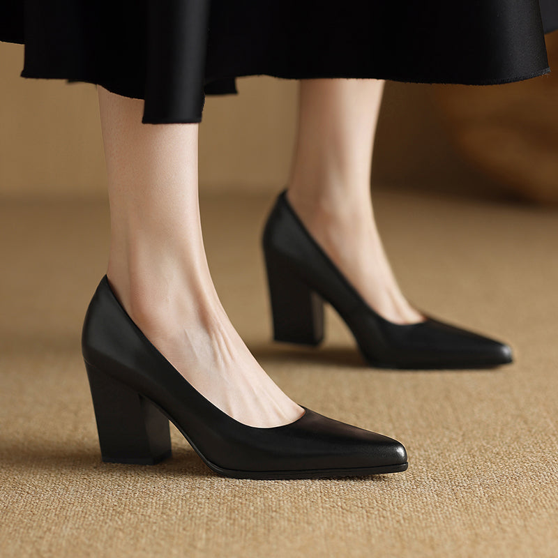Vera | Elegant Structured Court Shoes