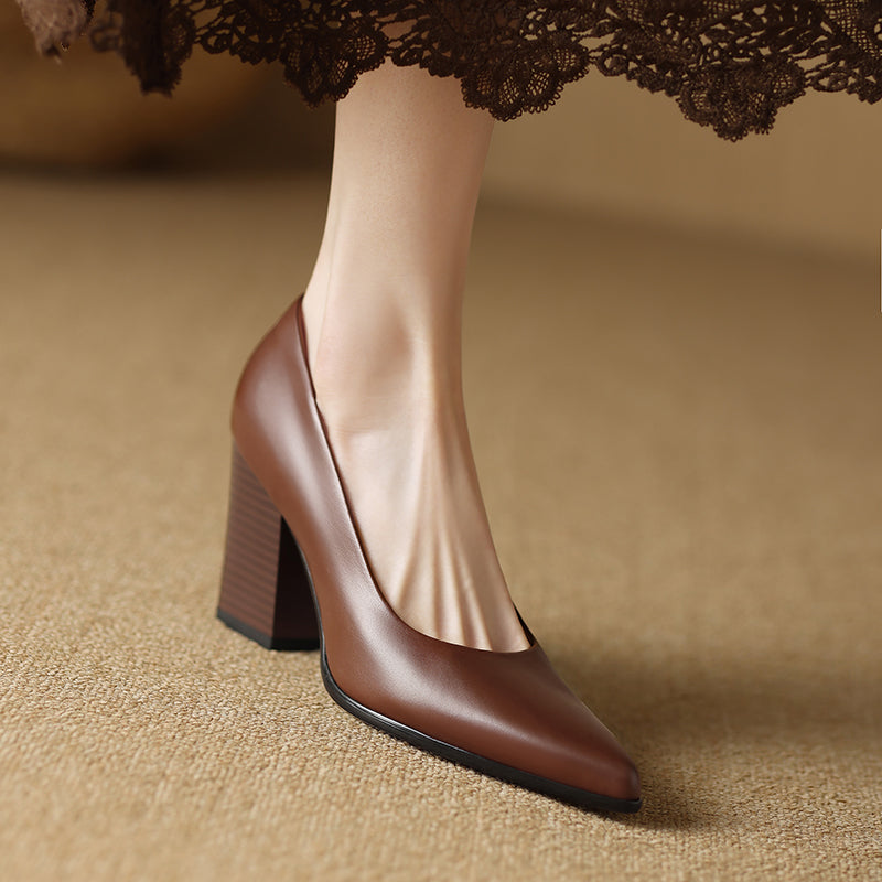 Vera | Elegant Structured Court Shoes