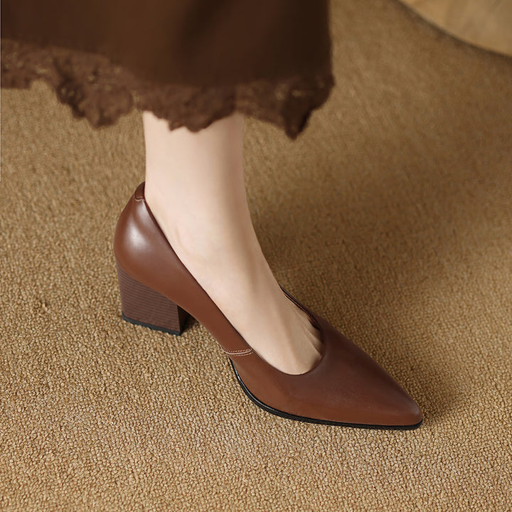 Vera | Elegant Structured Court Shoes