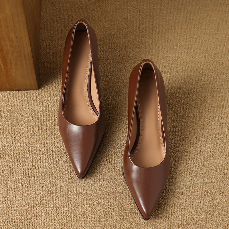 Vera | Elegant Structured Court Shoes