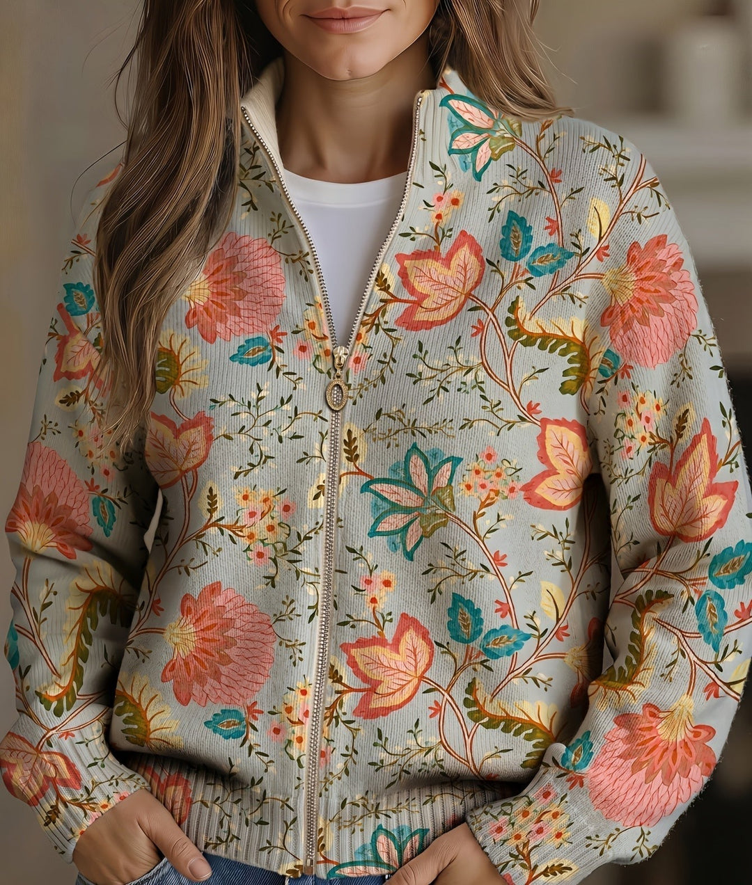 Hailey - Vintage Floral Garden Print